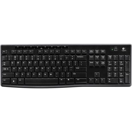 Клавиатура беспроводная Logitech Wireless Keyboard K270 Black USB