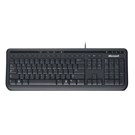Клавиатура проводная Microsoft Wired Keyboard 600 Black