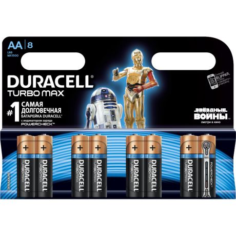 Батарейки Duracell LR6-8BL Turbo