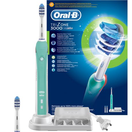 Электрическая зубная щетка Oral-B TriZone 3000 Green D20.535.3