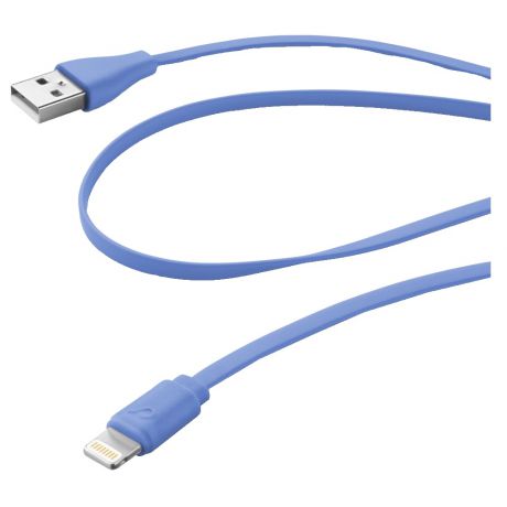Кабель USB - Lightning Cellular Line USBDATACFLMFIIPH5B Blue