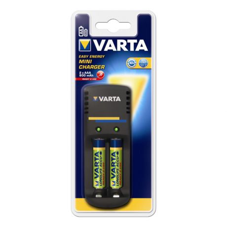 Зарядное устройство + аккумуляторы Varta Easy Energy mini + 2AA 800mAh