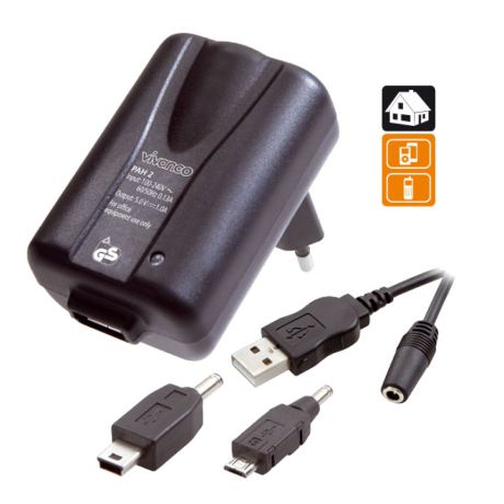 Зарядное устройство USB Vivanco 27826 AC/DC Charging Adapter