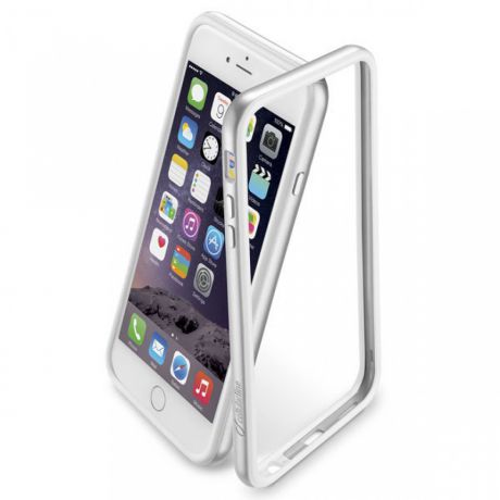 Чехол для iPhone 6 Plus/6S Plus Cellular Line BUMPSATINIPH655S Silver