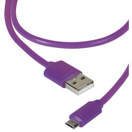 Кабель USB - microUSB Vivanco 36255 Purple