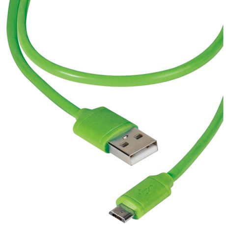 Кабель USB - microUSB Vivanco 36254 Green