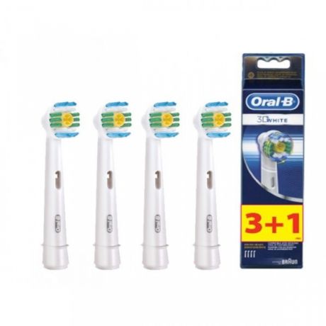 Сменные насадки для зубных щеток Oral-B 3D White 4 шт