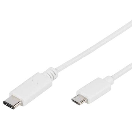 Кабель USB (C) - micro USB (B) Vivanco 45289 White