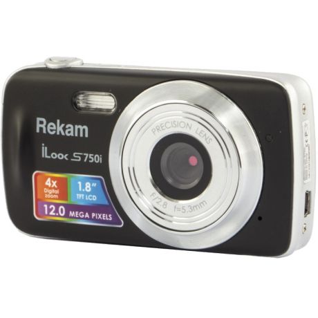 Компактный цифровой фотоаппарат Rekam iLook S750i Black