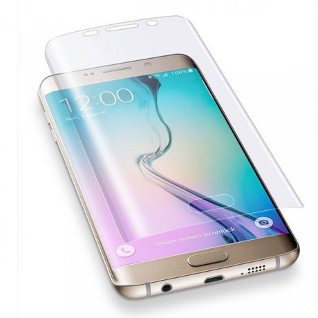 Защитная пленка для Samsung Galaxy S6 Edge Cellular Line SPCURVEDGALS6E Transparent