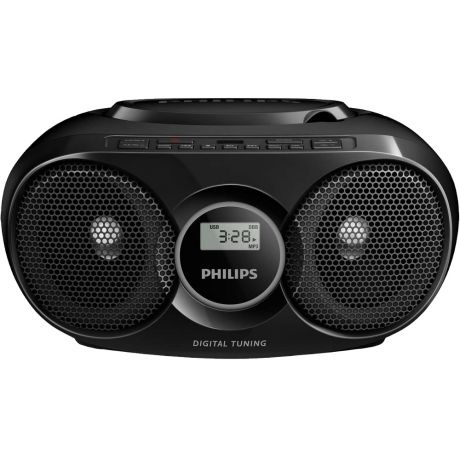 Радиомагнитола CD Philips AZ318B/12 Black
