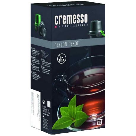 Чай черный в капсулах Cremesso Ceylon Pekoe 16 шт