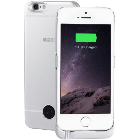 Чехол-аккумулятор для iPhone 5/5S/SE Inter-Step IS-AK-PCIP5SESL-000B201 Silver