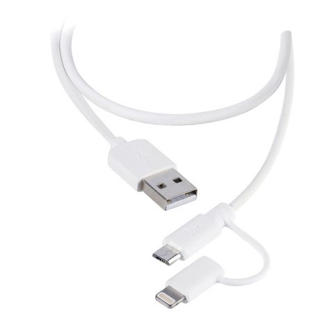 Кабель USB - Lightning/microUSB Vivanco 36317 White