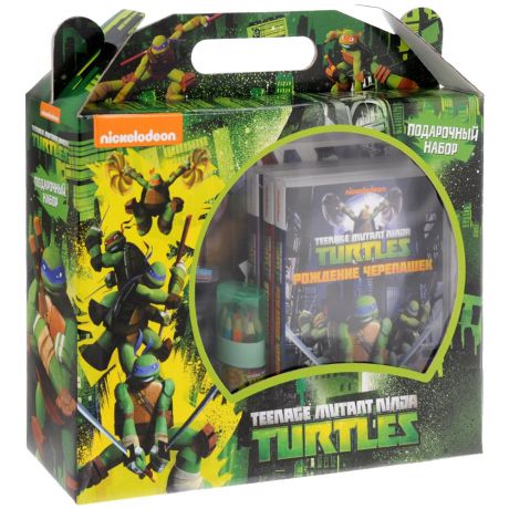 Teenage Mutant Ninja Turtles: Подарочный набор (3 DVD + сувениры) DVD