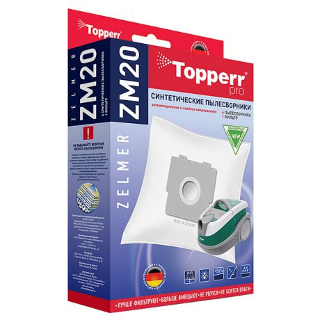 Набор пылесборников и фильтров для пылесосов Topperr ZM20