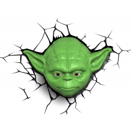 Светильник светодиодный 3Dlightfx Star Wars Yoda Face 3D