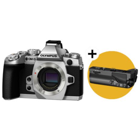 Цифровой фотоаппарат со сменной оптикой Olympus OM-D E-M1 Body + HLD-7