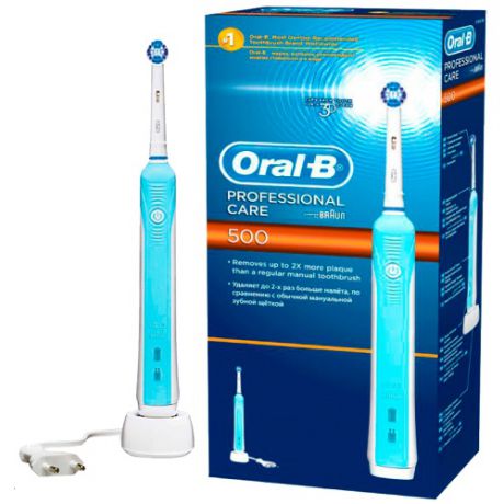 Электрическая зубная щетка Oral-B Professional Care 500 D16 + Stages Power Frozen D12.513K