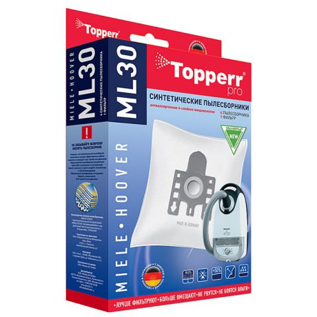 Набор пылесборников и фильтров для пылесосов Topperr ML30