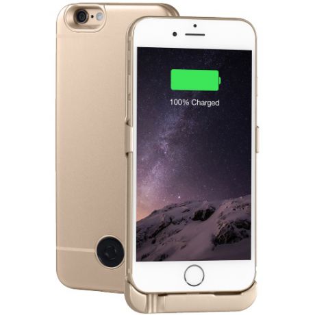 Чехол-аккумулятор для iPhone 8 / 7 Inter-Step Metal Power Gold