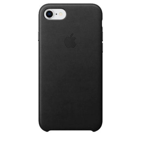 Чехол для iPhone 8 / 7 Apple Leather Case MQH92ZM/A Black
