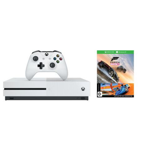 Игровая консоль Microsoft Xbox One S 500 Gb + Forza Horizon 3 + DLC