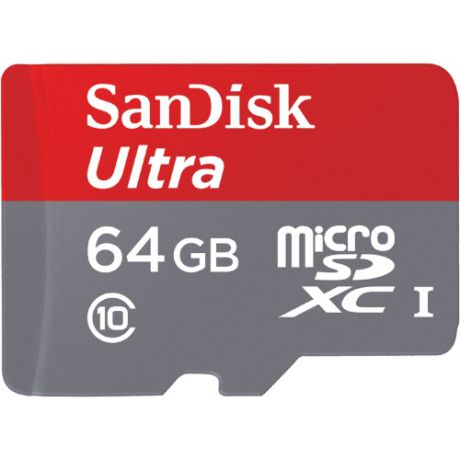 Карта памяти micro SDXC Sandisk SDSQUAR-064G-GN6IA Class 10 64Gb