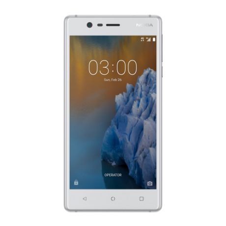 Смартфон Nokia 3 Dual sim 4G 16Gb Silver White