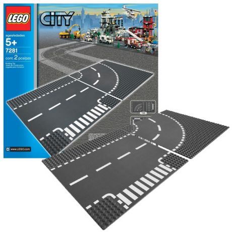 Lego Серия Город Т-образная развязка (7281), с 5 лет