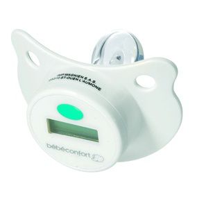 Bebe Confort Пустышка-термометр с защитным колпачком