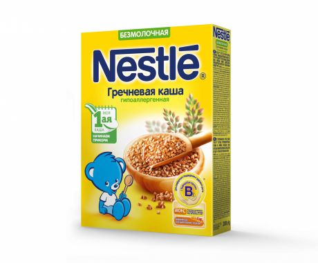 Nestle Каша безмолочная гречневая гипоаллергенная, с 4 месяцев, 200 г