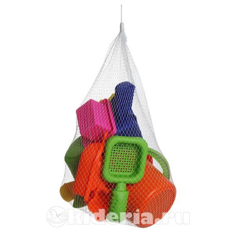 Keenway Набор: 16 игрушек для песочницы в сетке