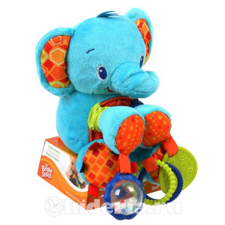 Bright Starts Развивающая игрушка "Море удовольствия", Слонёнок, с рождения