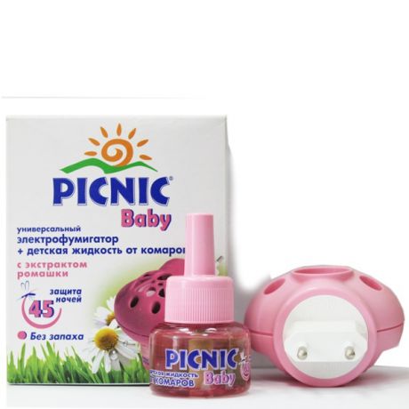 Picnic Электрофумигатор + жидкость от комаров Baby 45 ночей