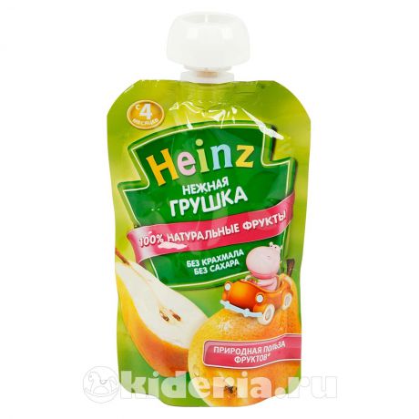 Heinz Нежная грушка пюре с 4 мес.