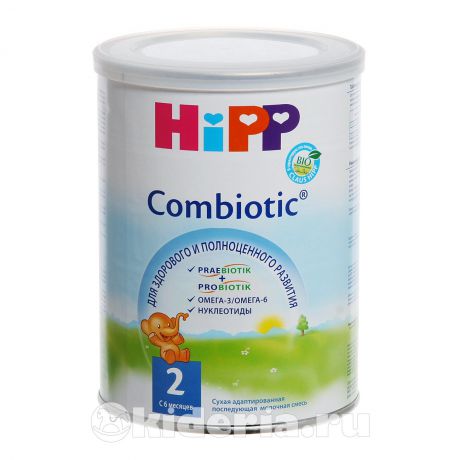 Hipp Combiotic 2 Молочная смесь с 6 мес.