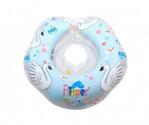 Flipper Надувной круг на шею для плавания малышей с музыкой из балета "Лебединое озеро", с рождения