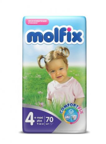 Molfix Подгузники детские Макси Плюс 4, 9-20 кг