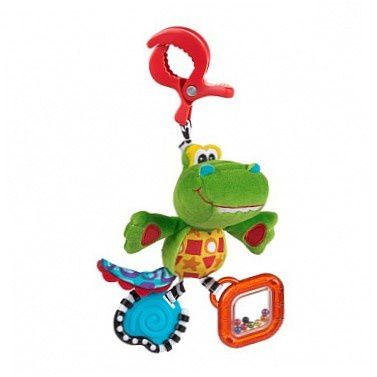 Playgro Игрушка-подвеска Крокодильчик, с рождения