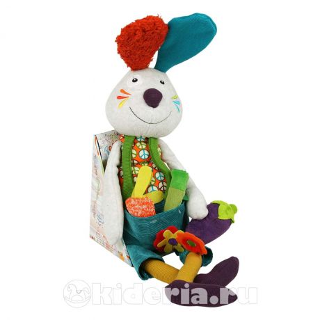 Ebulobo Развивающая игрушка "Кролик Джеф" , с рождения