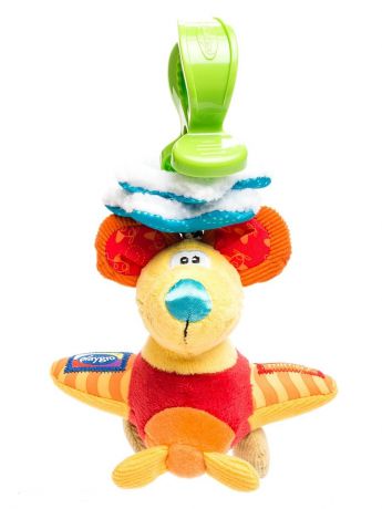 Playgro Мягкая игрушка-подвеска Мышка, с рождения