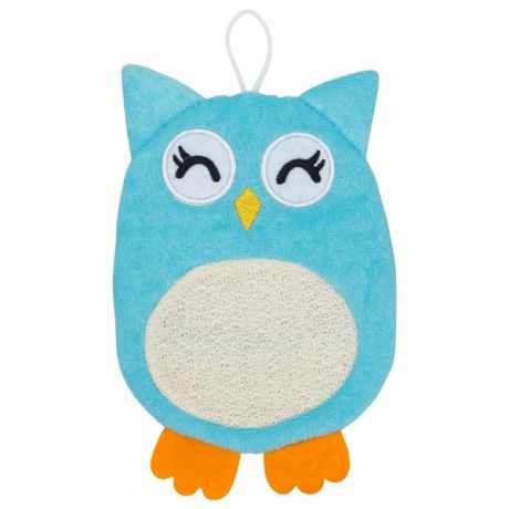 Roxi-Kids Махровая мочалка-рукавичка Baby Owl
