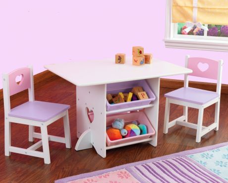 KidKraft Набор детской мебели Heart с 3 лет