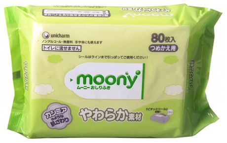 Moony Moony  Салфетки  (уплотненные) мягкая упаковка