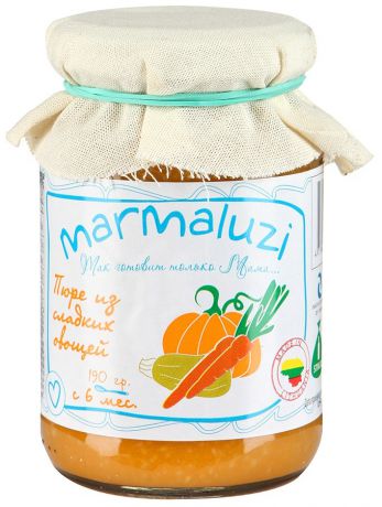 Пюре marmaluzi овощное