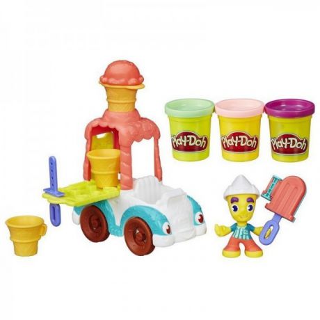 Hasbro Play-Doh Игровой набор  "Грузовичок с мороженым", с 3 лет