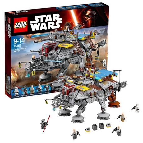 Lego Игрушка Звездные Войны Шагающий штурмовой вездеход AT-TE капитана Рекса™ (75157), с 9 лет
