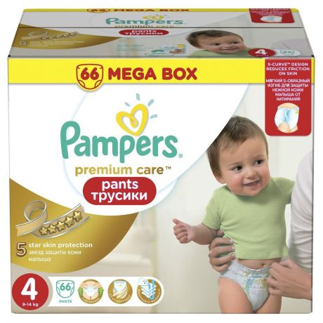 Pampers Подгузники-трусики Premium Care Pants 4 Maxi 9-14 кг