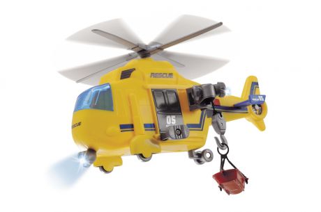Dickie Спасательный вертолет со светом и звуком, с 3 лет